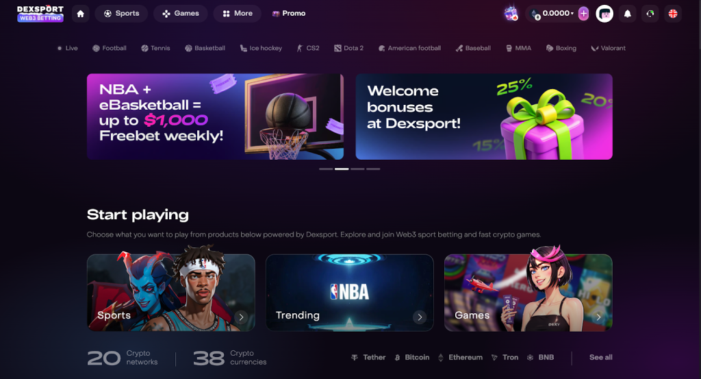 Die Zukunft des Wettens Crypto Betting mit DexSport