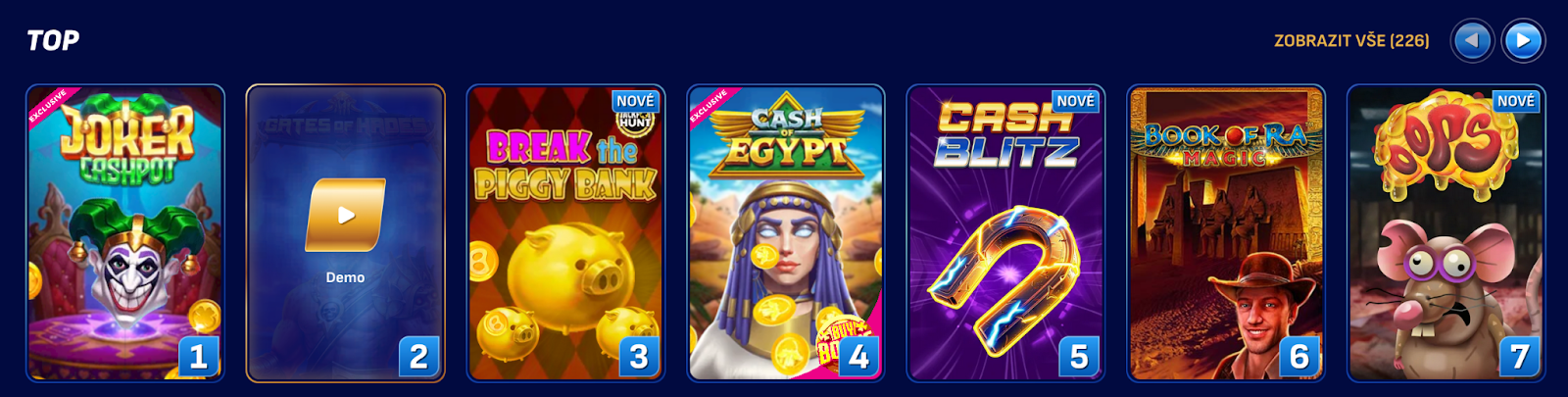 Nejlepsi ceske online casino - Objevte své oblíbené hry
